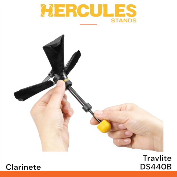 Soporte Stand Hercules DS440B Travlite para clarinete - Imagen 4