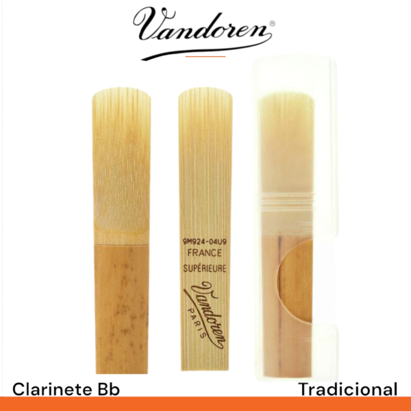 Caña Vandoren Tradicional  para clarinete Bb - Imagen 2