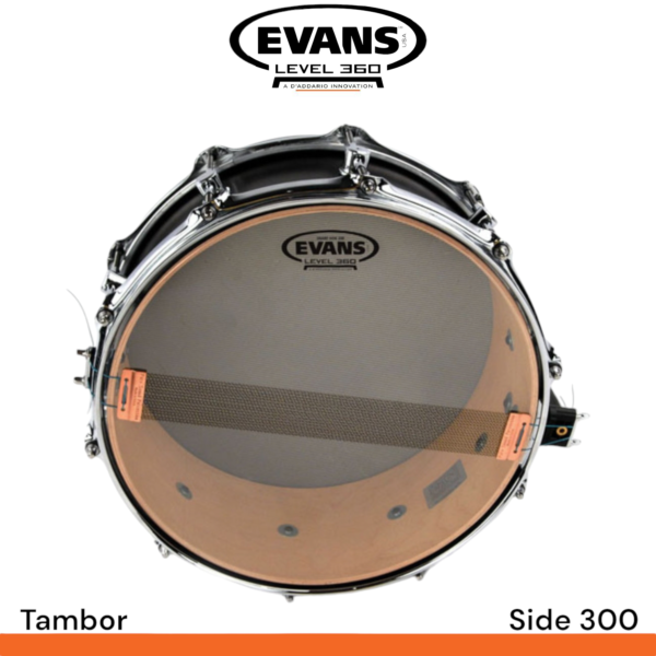 Parche Evans Side 300 inferior para tambor - Imagen 2