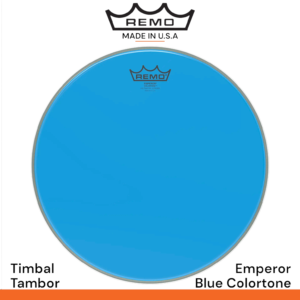 Parche Remo Emperor colortone  Blue para timbal tambor