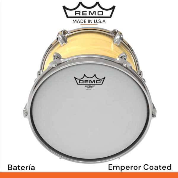 Parche Remo Emperor Coated para bateria - Imagen 2