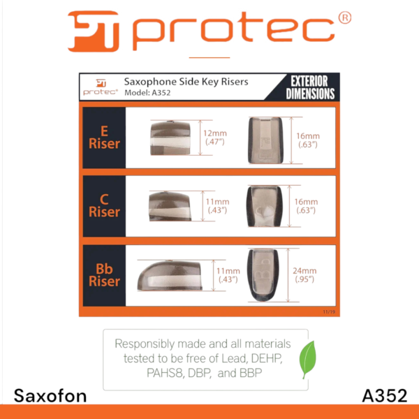 Protector Llaves Superior Protec A352  para saxofon - Imagen 6