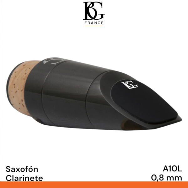 Plancha de 6 protectores de boquilla Bg A10L 0.8mm para  clarinete saxofón - Imagen 3