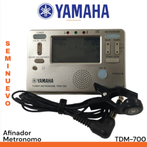 Afinador con metrónomo de instrumentos musicales Yamaha TDM-700 seminuevo