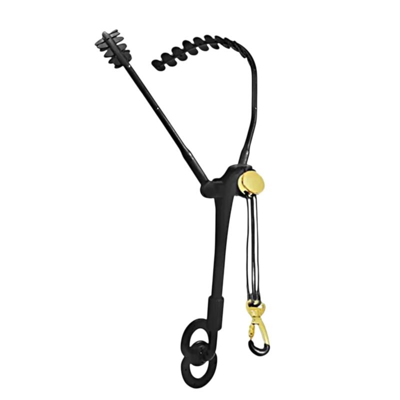 Arnés de saxofón saxholder Pro generico con botón y gancho dorado
