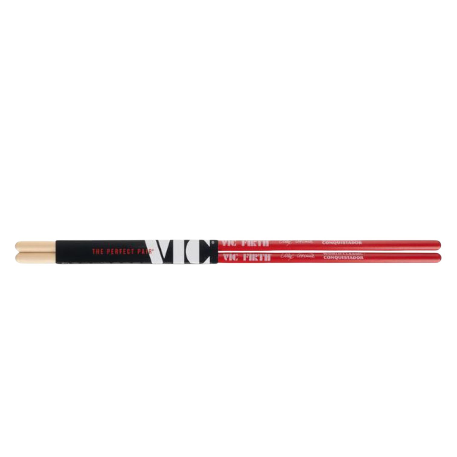 Par de baquetas Vic Firth Alex Acuña roja