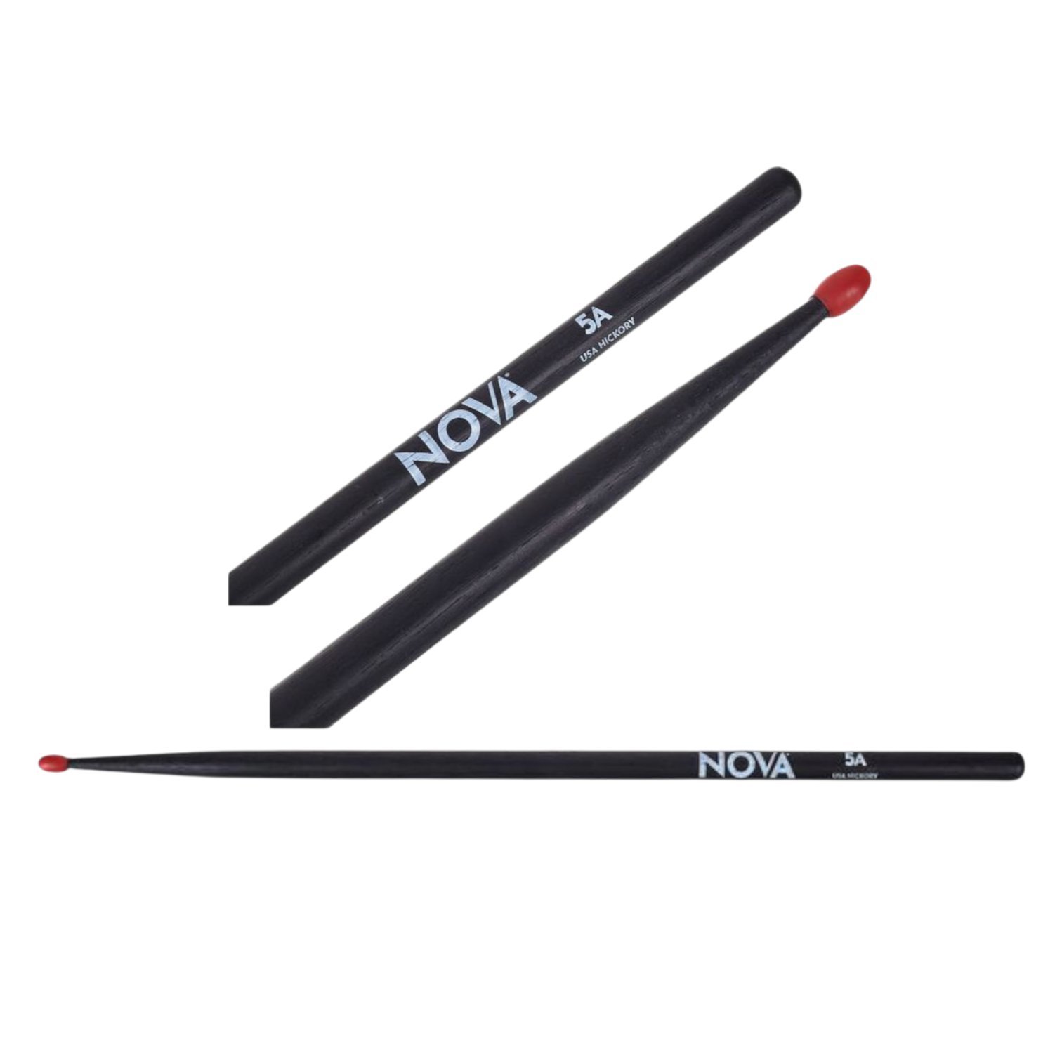 Par de baquetas Nova Hickory 5ANB punta de nylon - Imagen 3