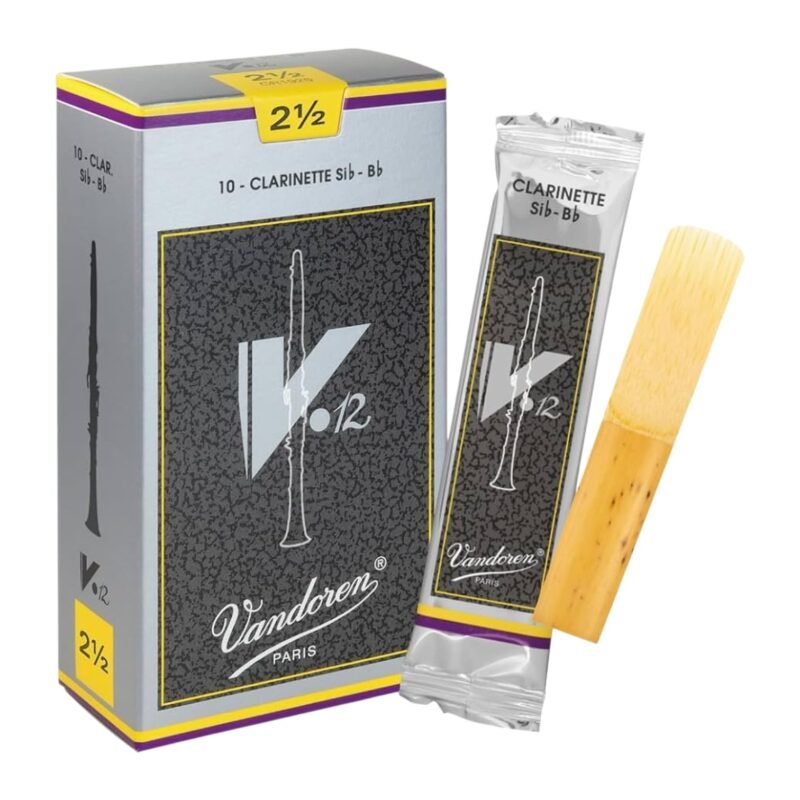 Caja de 10 cañas para clarinete Sib Vandoren v12 N°2.5