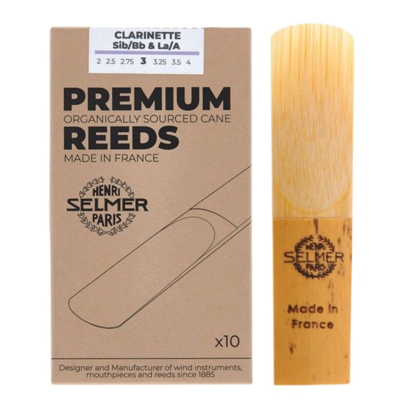 Caja de 10 cañas para clarinete Sib/La Selmer premium N°3