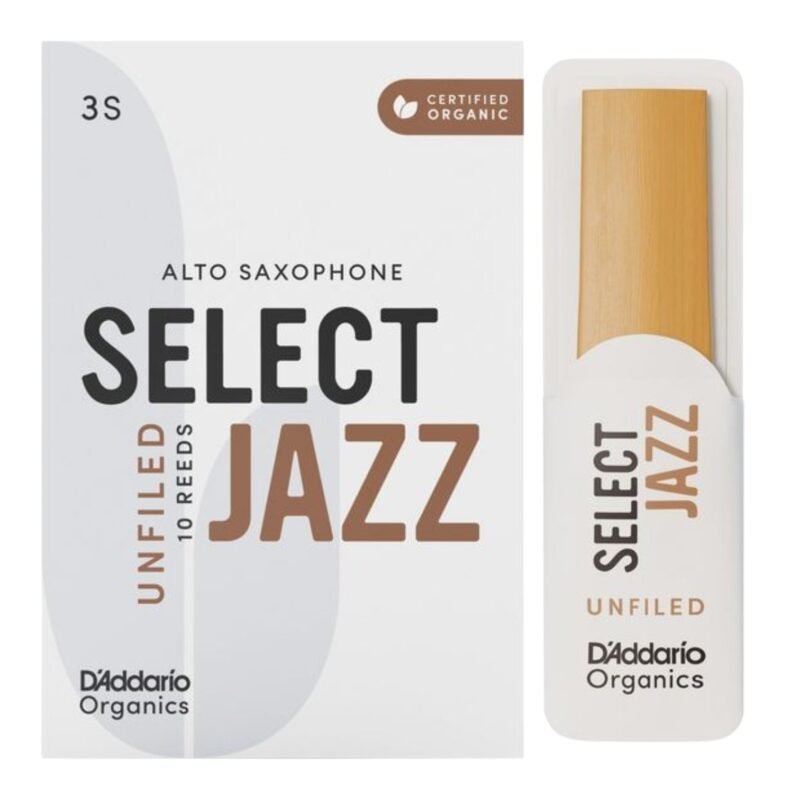 Caja de 10 cañas para saxofón alto Select Jazz Unfiled N°3S