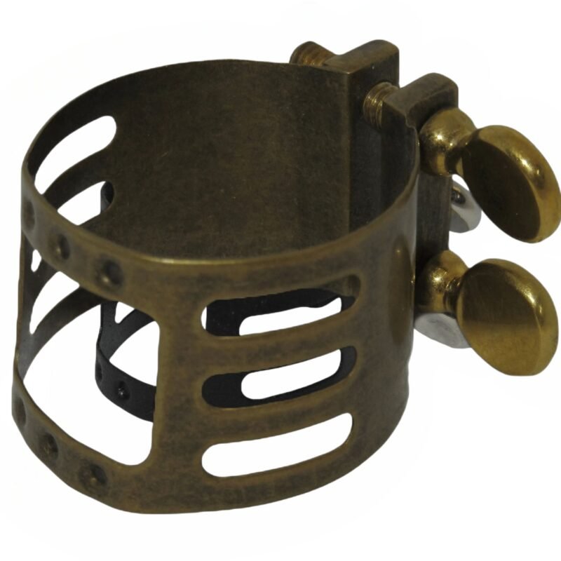 Abrazadera para saxofón alto Beechler Ebonita invertida Antique L01/AA