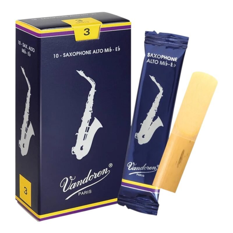 Caja de 10 cañas para saxofón alto Vandoren Tradicional N°3