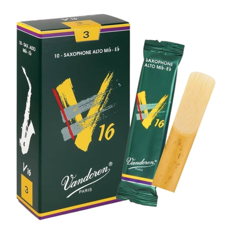 Caja de 10 cañas para saxofón alto Vandoren V16 N°3