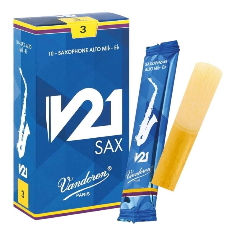 Caja de 10 cañas para saxofón alto Vandoren V21 N°3