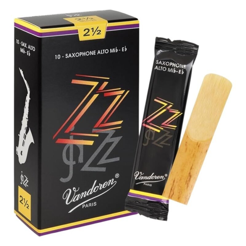 Caja de 10 cañas para saxofón alto Vandoren Zz N°2.5