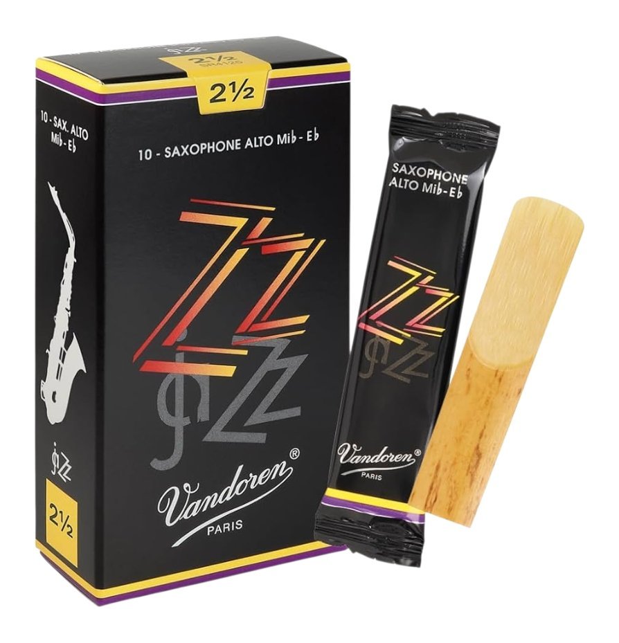 Caja de 10 cañas para saxofón alto Vandoren Zz N°2.5